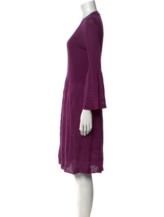 M Missoni V-Neck Knee-Length Dress