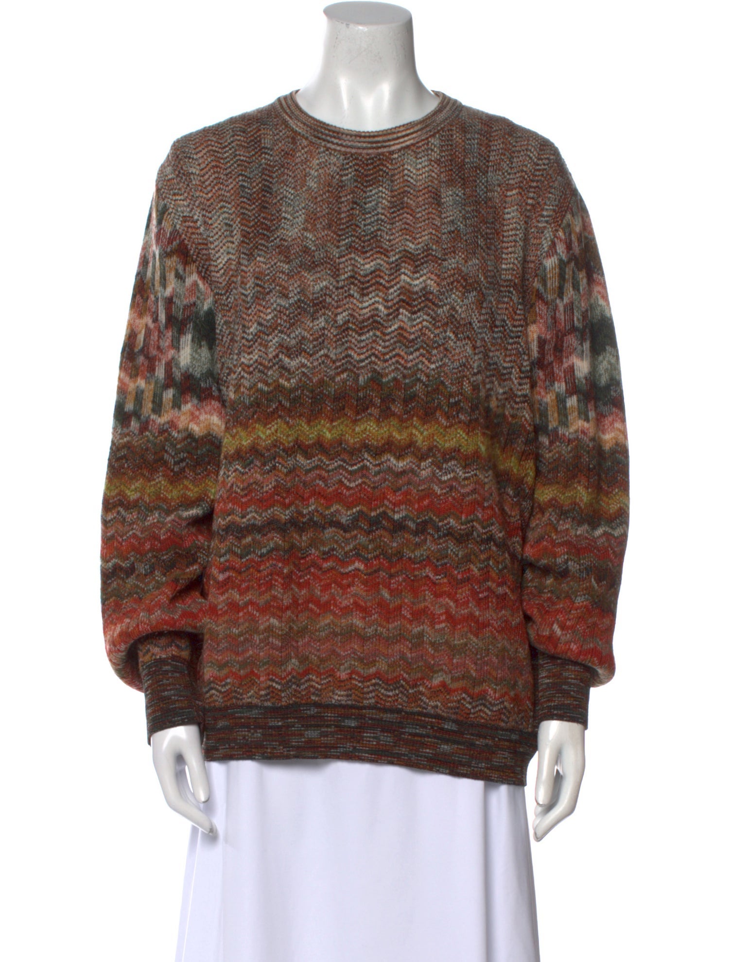Missoni Printed Crew Neck Sweater