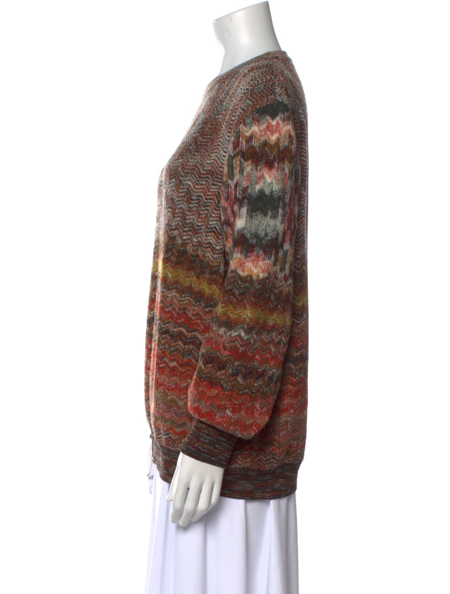 Missoni Printed Crew Neck Sweater