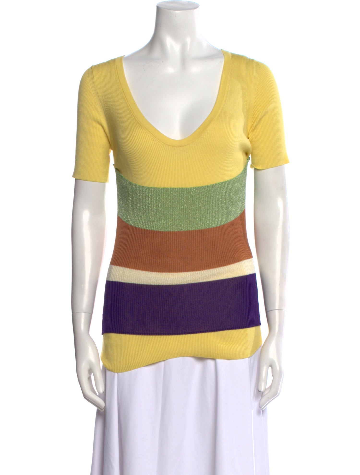 Missoni Striped V-Neck Top