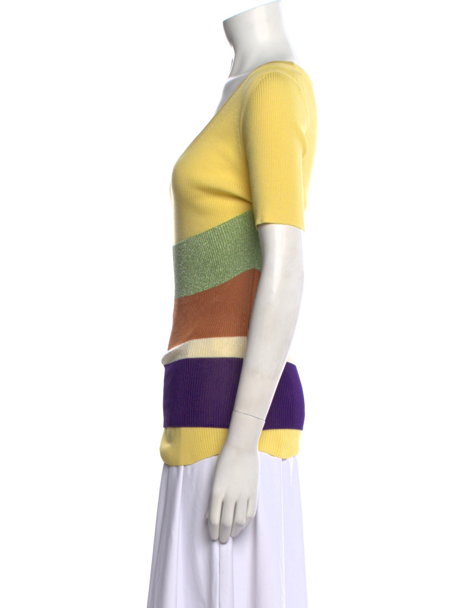 Missoni Striped V-Neck Top