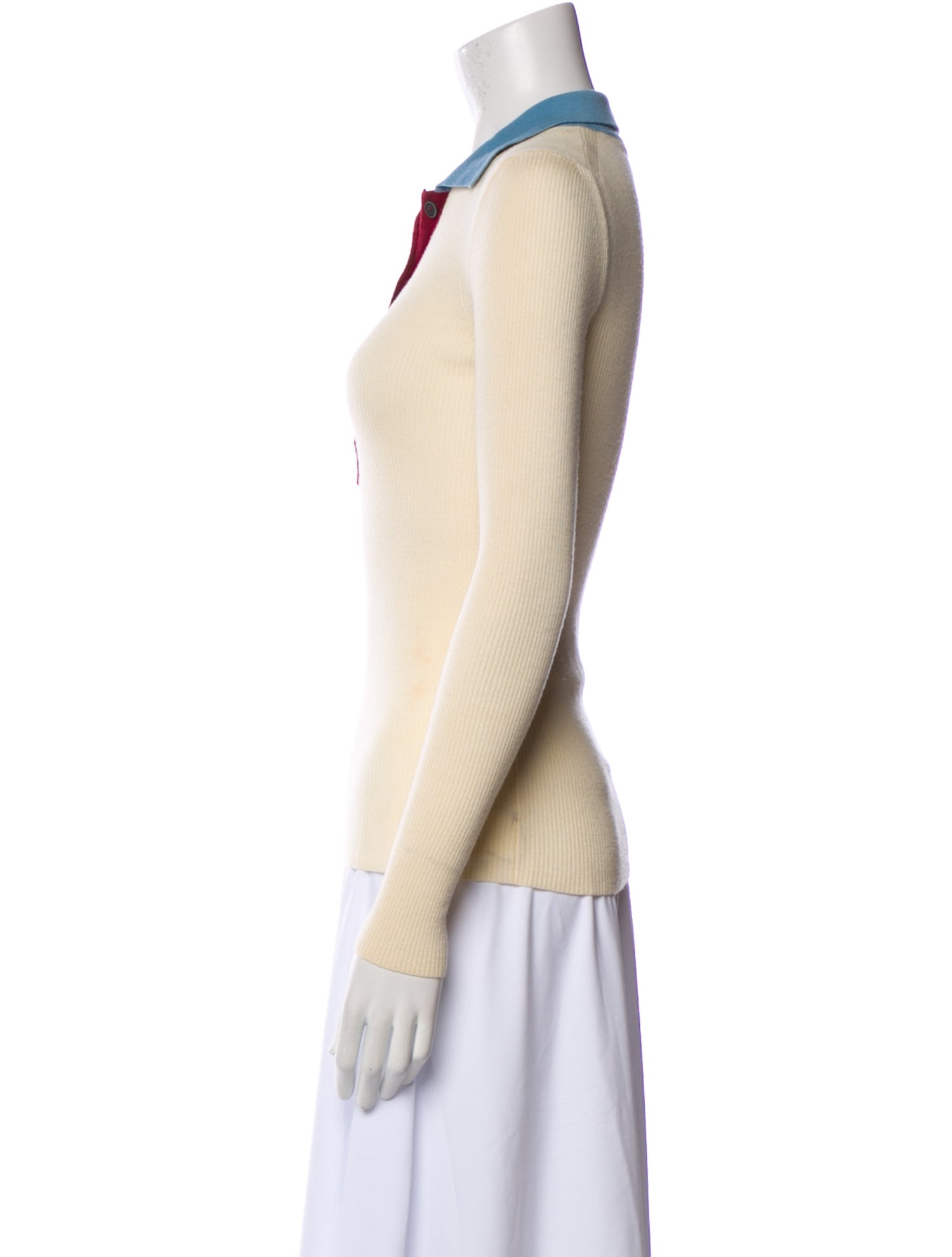 Missoni V-Neck Long Sleeve Polo