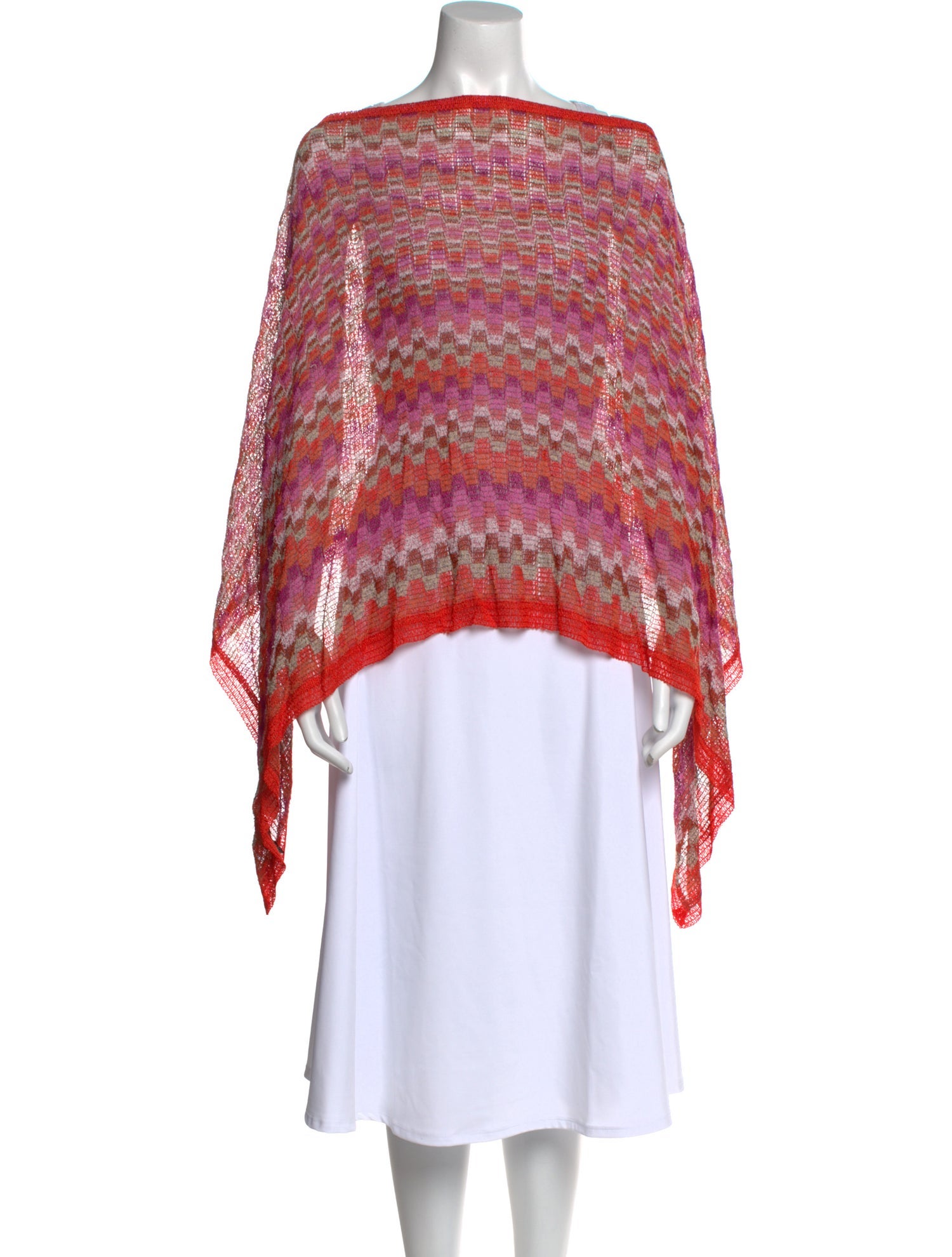 Missoni Striped Bateau Neckline Sweater