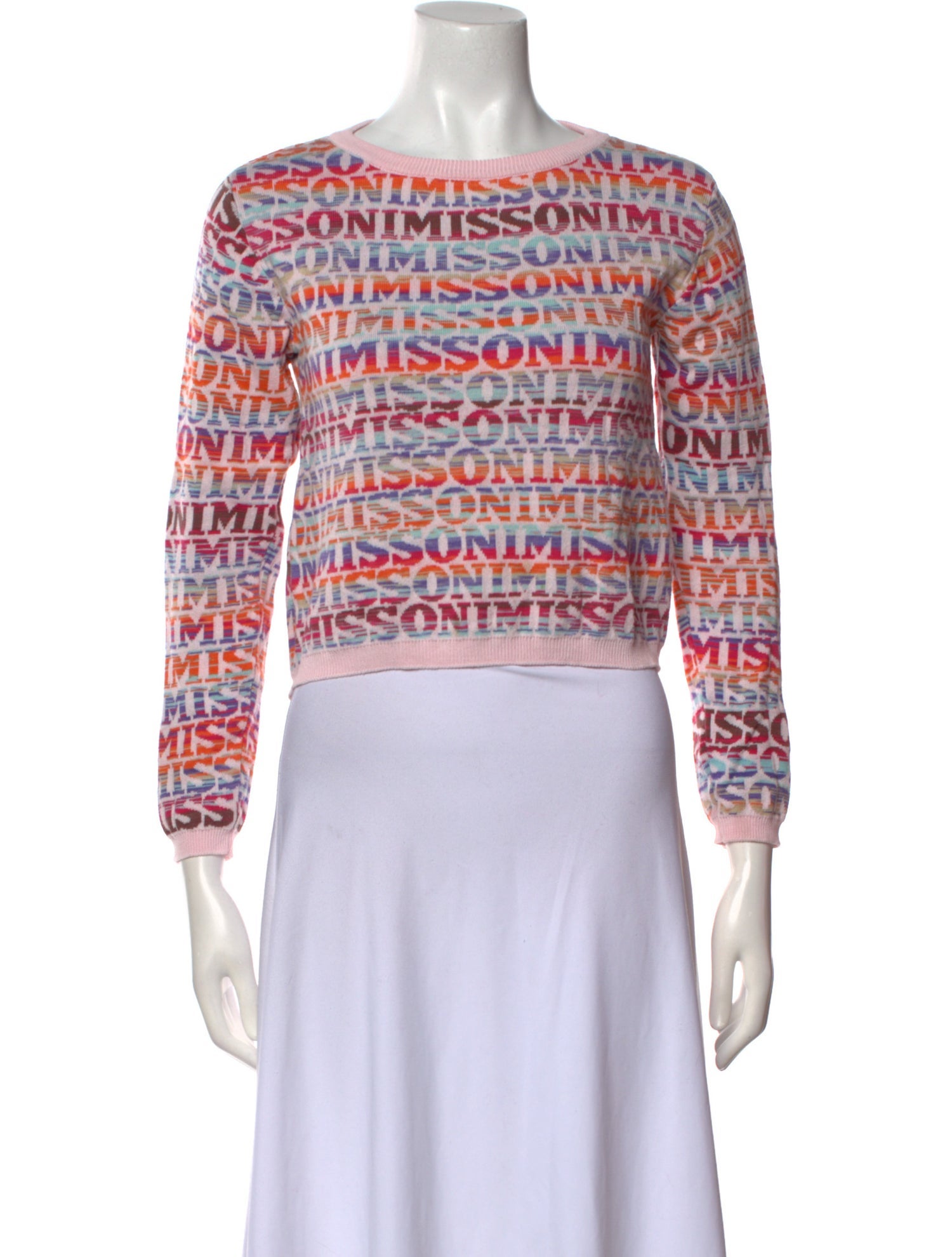 Missoni Printed Bateau Neckline Sweater