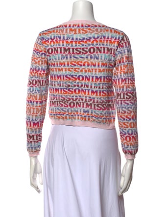 Missoni Printed Bateau Neckline Sweater