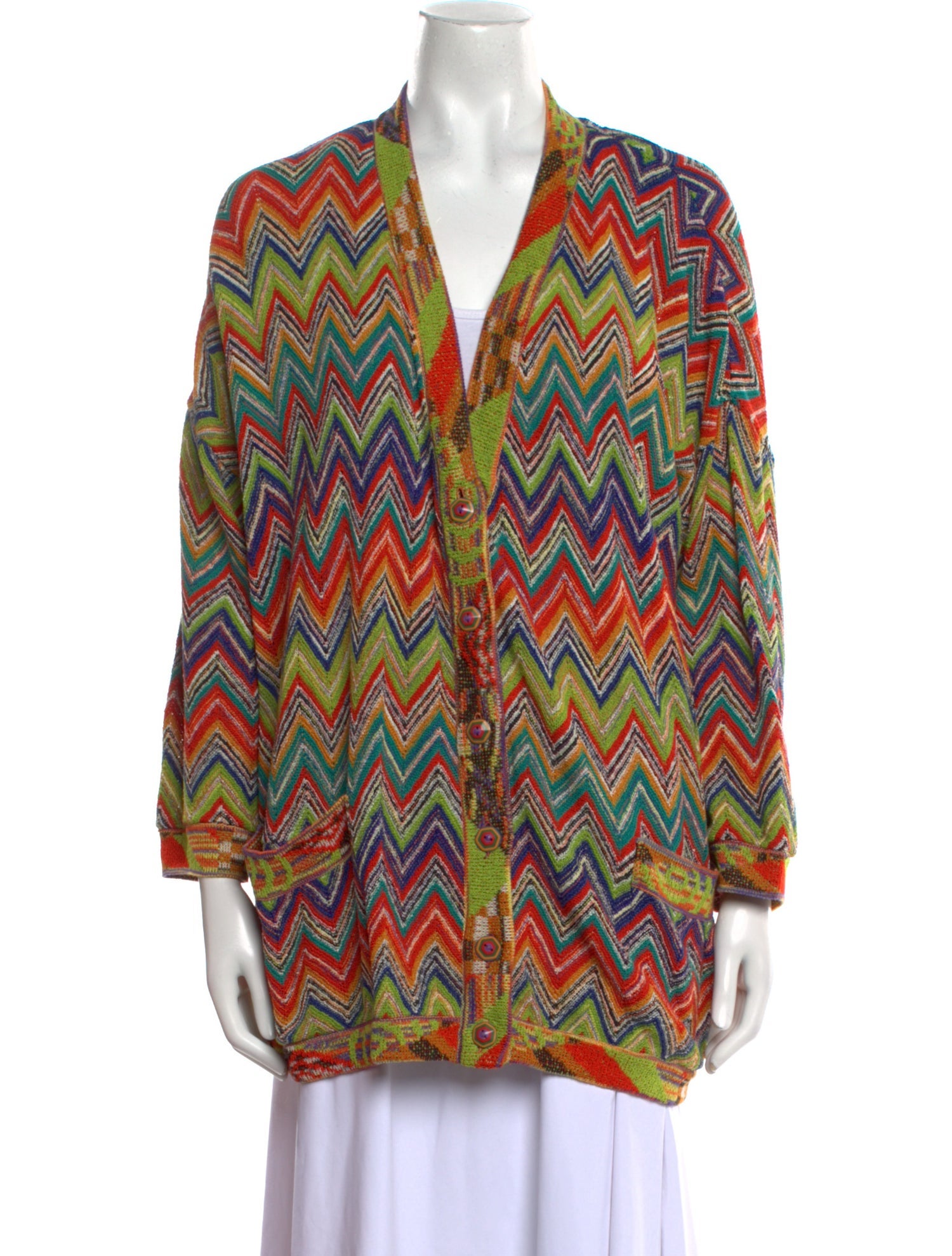 Missoni Printed V-Neck Sweater