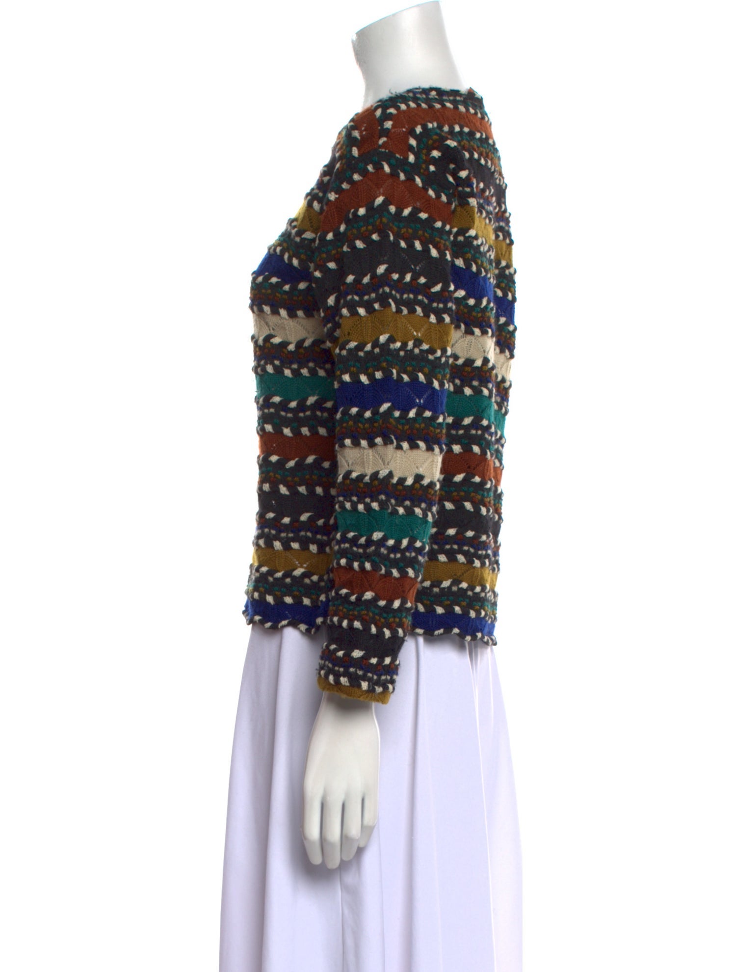 Missoni Striped Scoop Neck Sweater