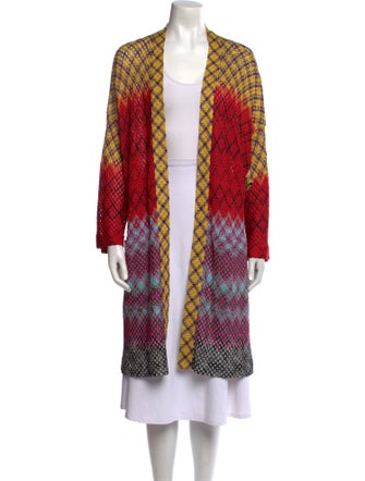 Missoni Printed Open Front Sweater