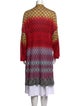 Missoni Printed Open Front Sweater
