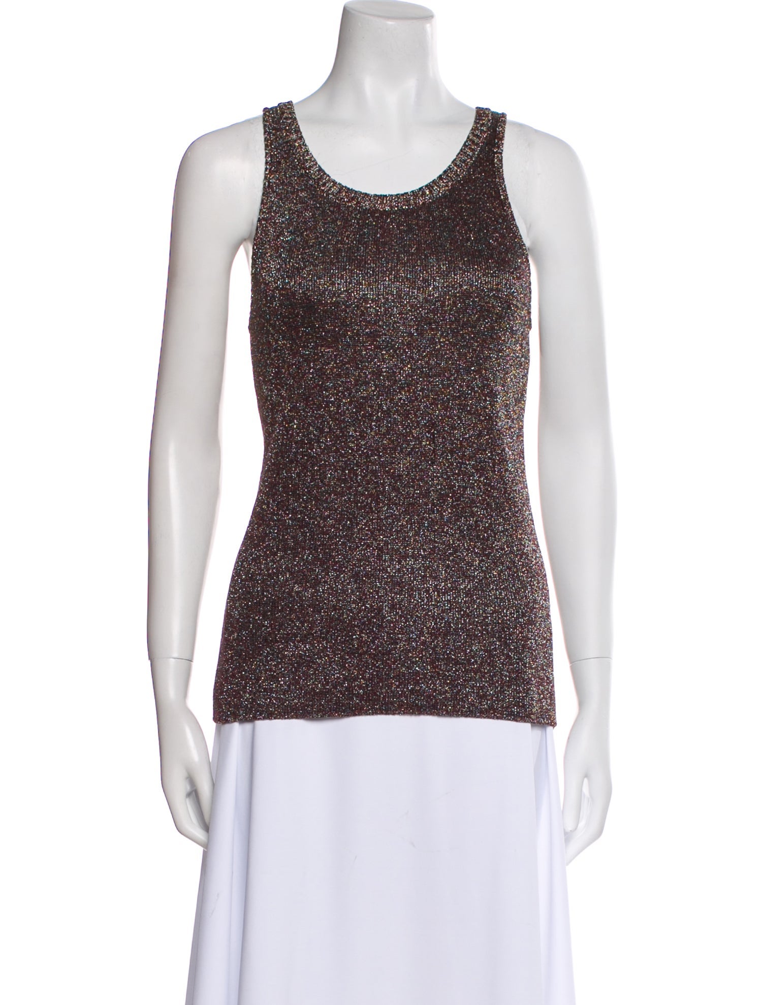 Missoni Scoop Neck Sleeveless Top