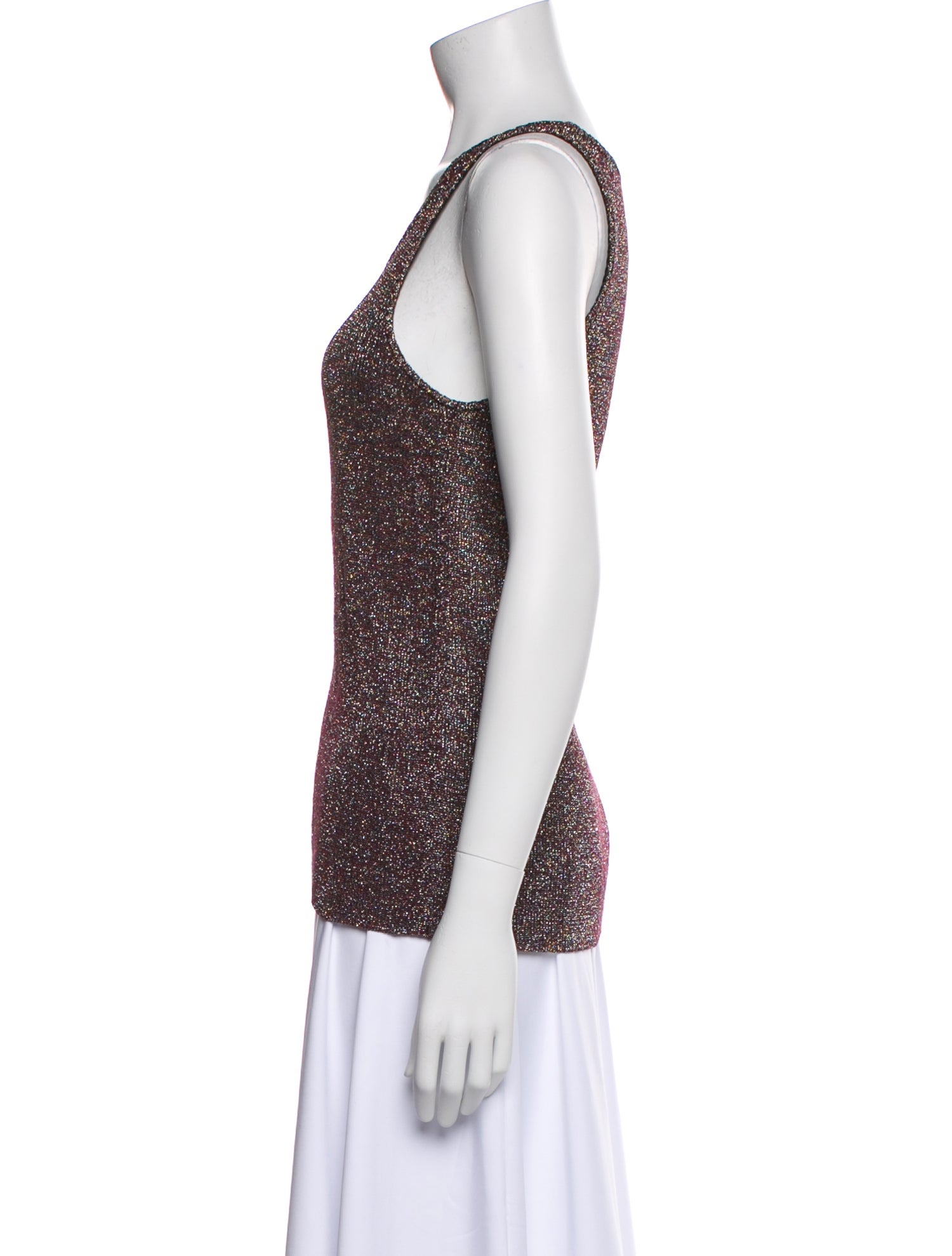 Missoni Scoop Neck Sleeveless Top