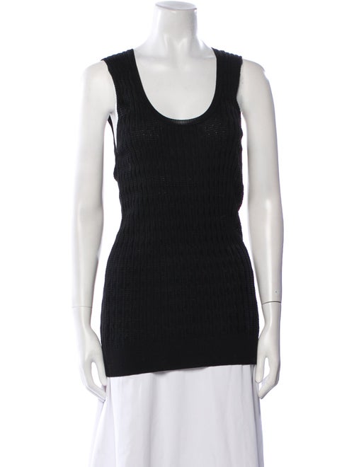 M Missoni Scoop Neck Sleeveless Top