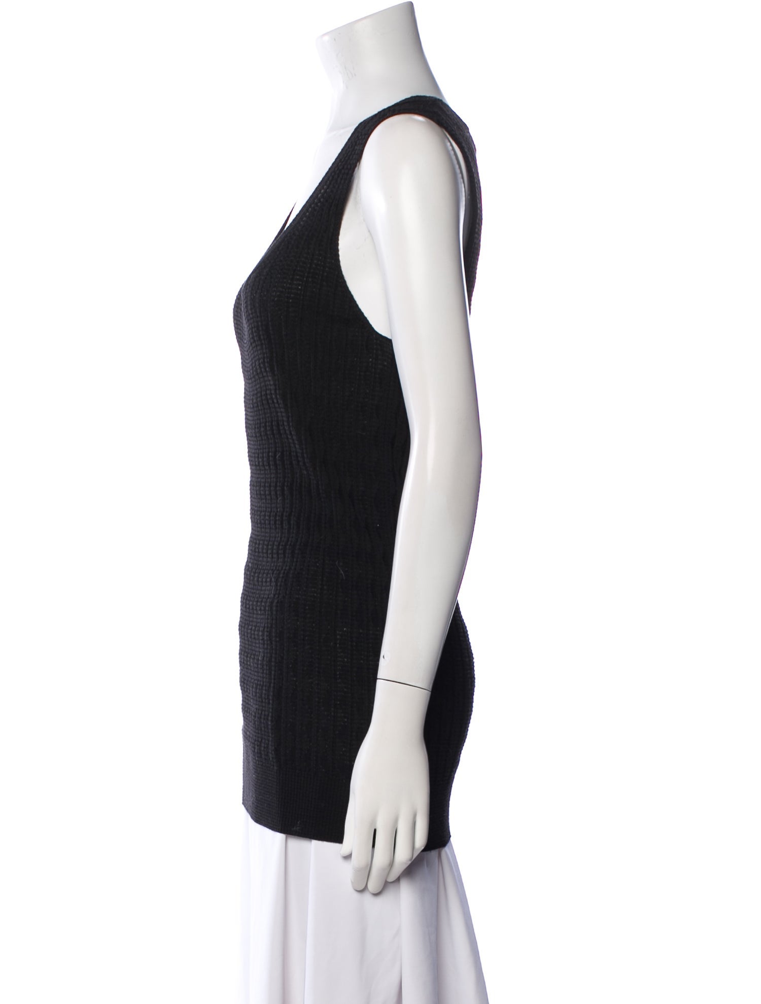 M Missoni Scoop Neck Sleeveless Top