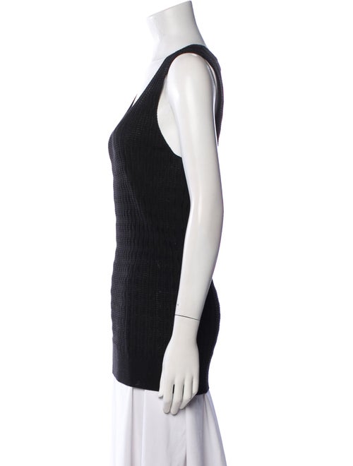 M Missoni Scoop Neck Sleeveless Top