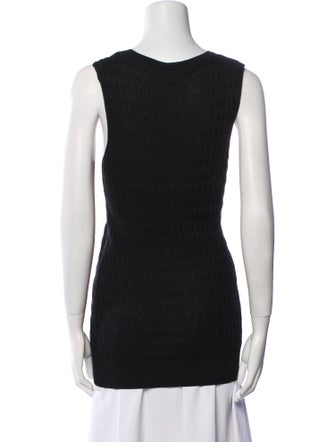 M Missoni Scoop Neck Sleeveless Top