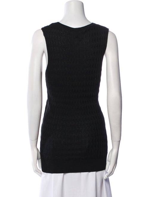 M Missoni Scoop Neck Sleeveless Top