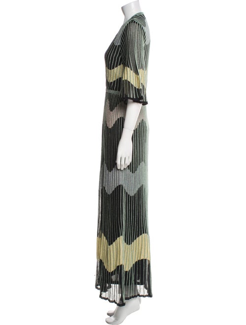 M Missoni Striped Long Dress