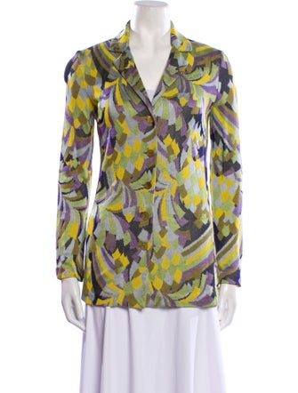 Missoni Printed V-Neck Sweater