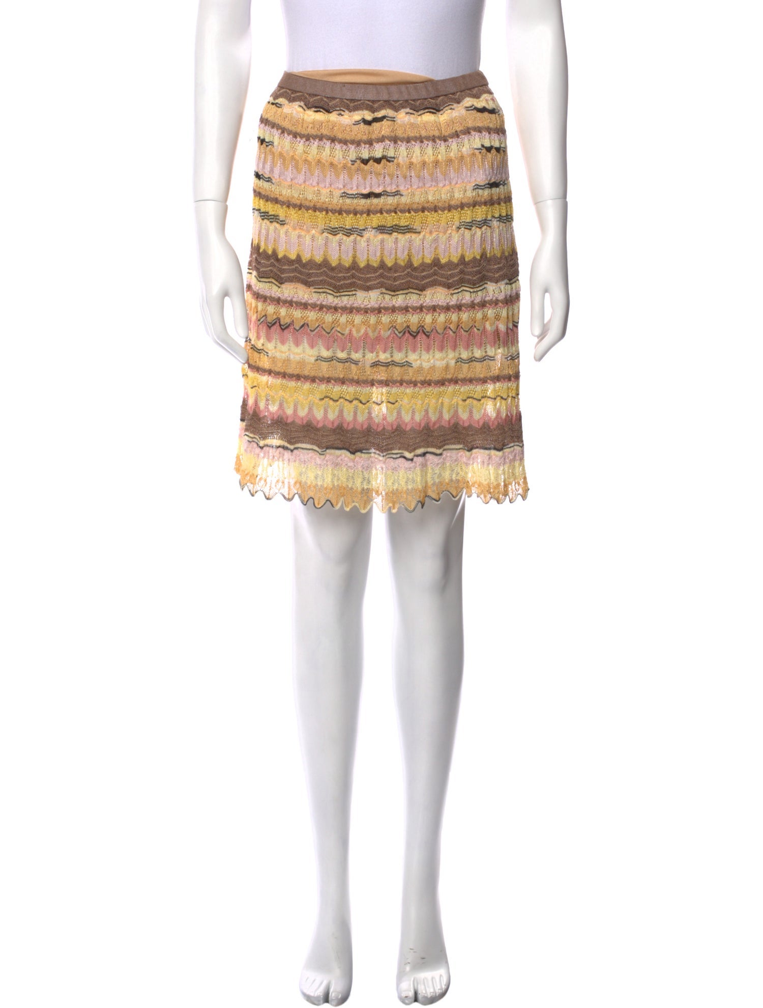 Missoni Striped Knee-Length Skirt