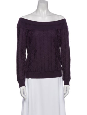 M Missoni Off-The-Shoulder Sweater