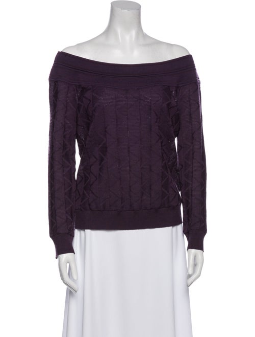M Missoni Off-The-Shoulder Sweater