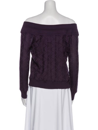 M Missoni Off-The-Shoulder Sweater