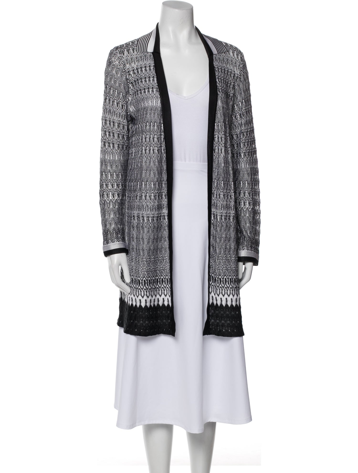 Missoni Printed Open Front Sweater