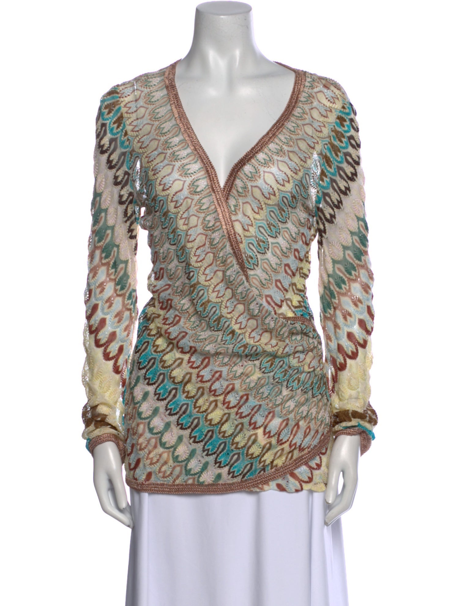 Missoni Printed V-Neck Tunic