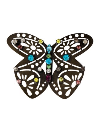 Missoni Crystal Butterfly Brooch