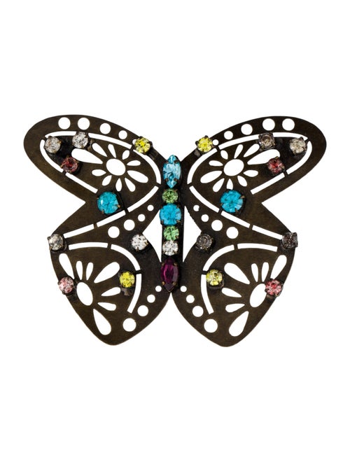 Missoni Crystal Butterfly Brooch