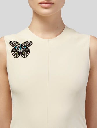 Missoni Crystal Butterfly Brooch