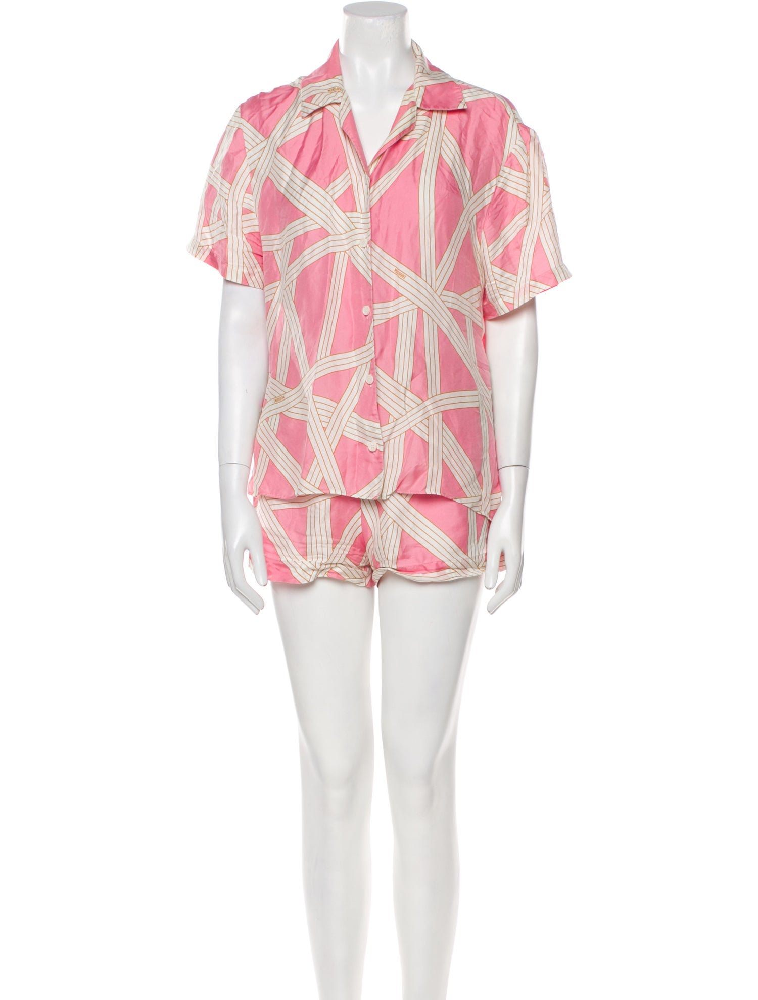 Missoni Silk Striped Short Set