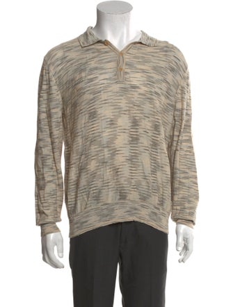 Missoni Collar Long Sleeve Polo Sweater