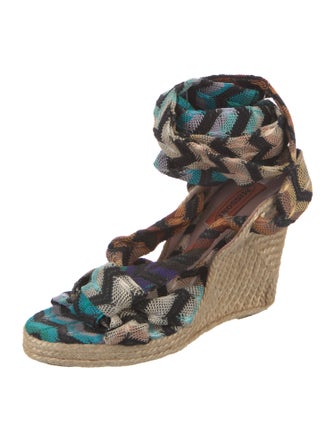 Missoni Printed Braided Accents Espadrilles