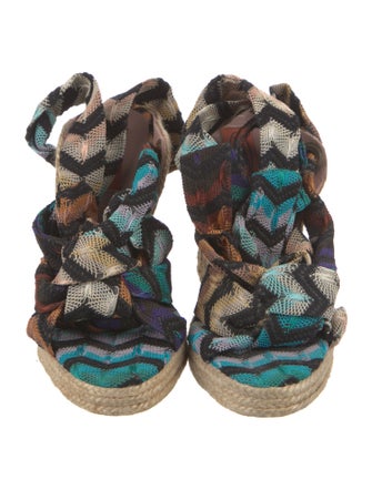 Missoni Printed Braided Accents Espadrilles