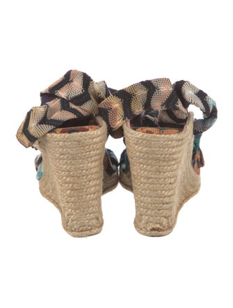 Missoni Printed Braided Accents Espadrilles