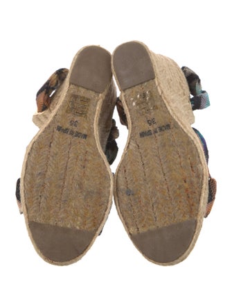 Missoni Printed Braided Accents Espadrilles