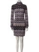 M Missoni Wool Knee-Length Dress
