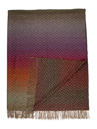 Missoni Wool-Blend Zig Zag Throw Blanket