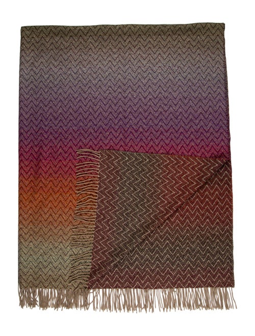 Missoni Wool-Blend Zig Zag Throw Blanket