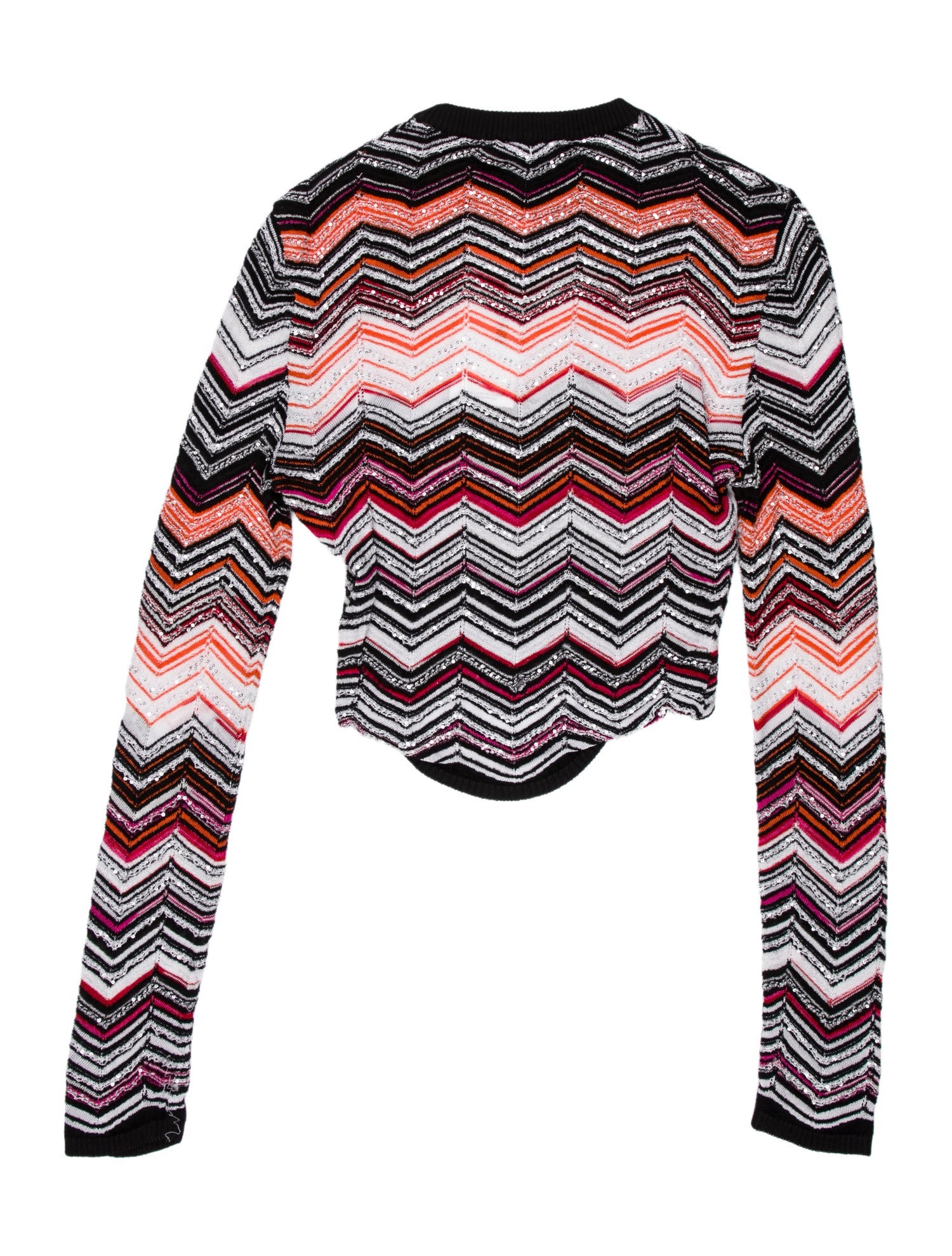 Missoni Striped Crew Neck Bodysuit