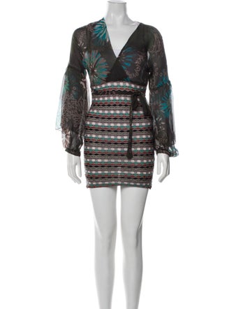 M Missoni Silk Mini Dress