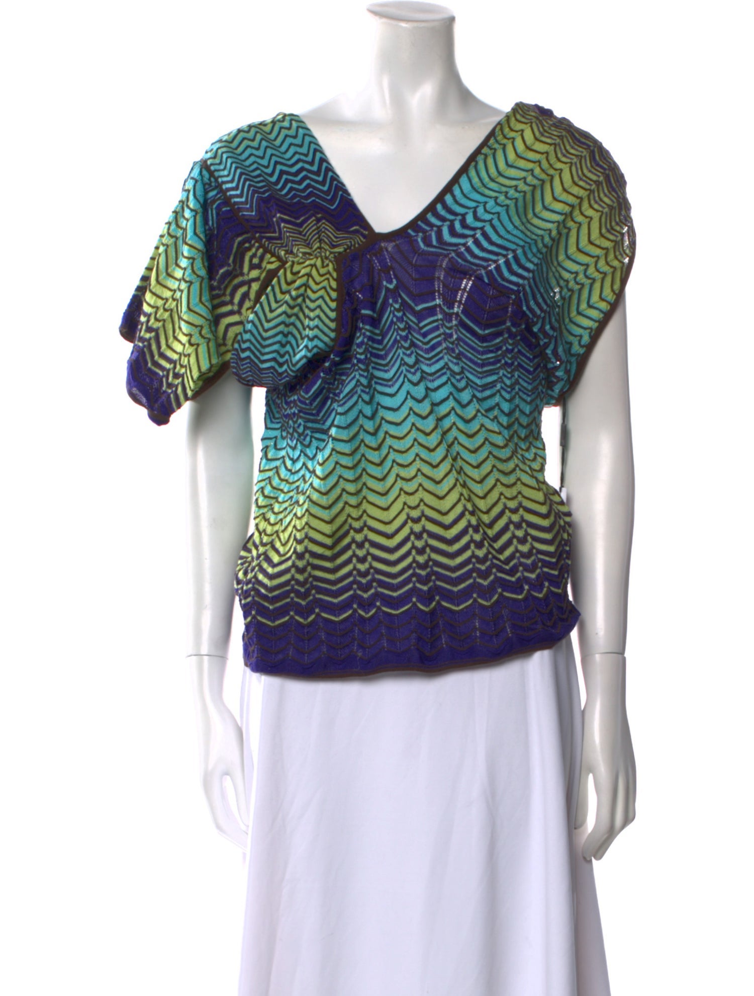 Missoni Printed V-Neck Sweater