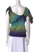Missoni Printed V-Neck Sweater