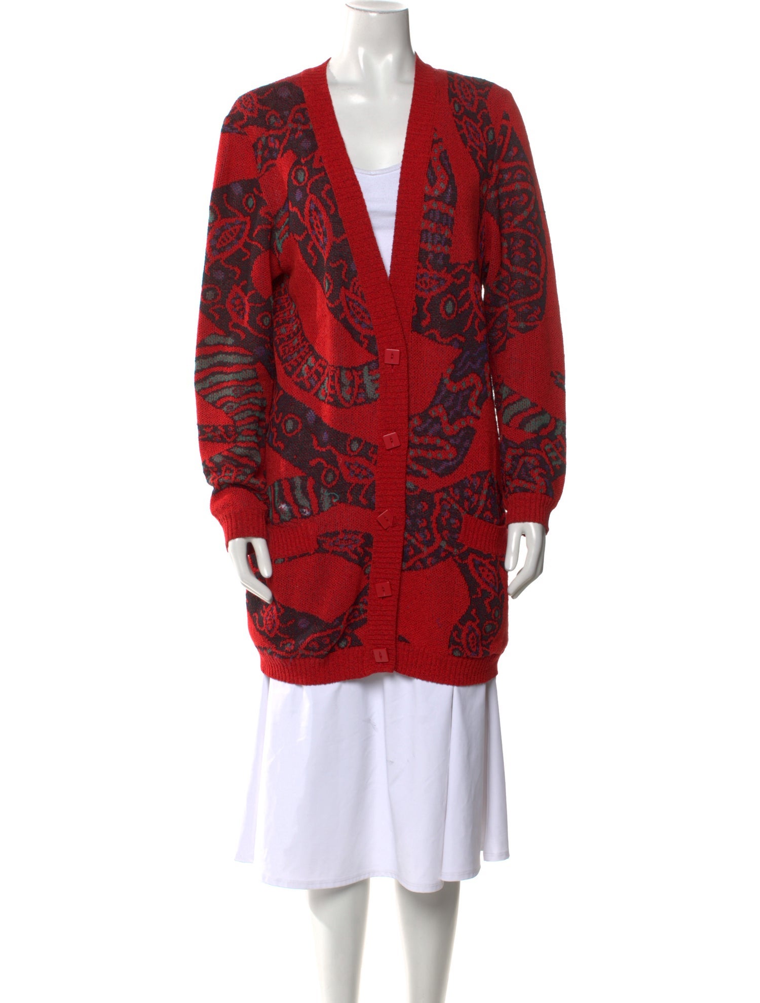 Missoni Printed V-Neck Sweater