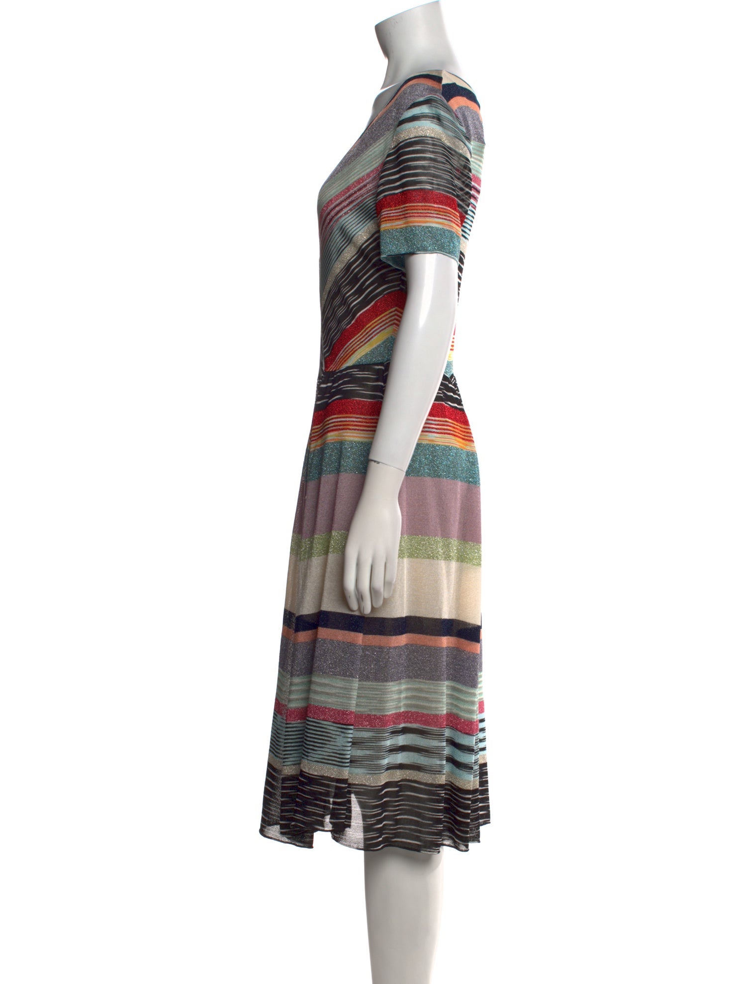 Missoni Striped Knee-Length Dress