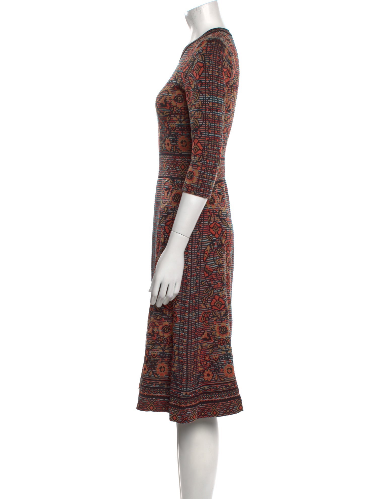 Missoni Printed Knee-Length Dress