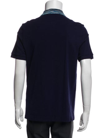 Missoni Graphic Print Collar Polo Shirt