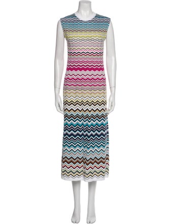 Missoni Striped Midi Length Dress