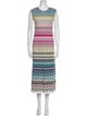 Missoni Striped Midi Length Dress
